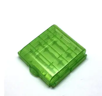 10 adet / grup Mini Taşınabilir Plastik Pil Kutusu Tutucu saklama kutusu AAA / AA Pil Şarj Edilebilir Tam Kapak En Kaliteli