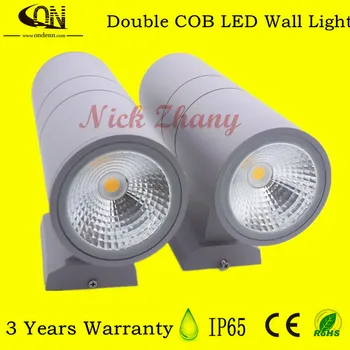 18W 30W 40W COB duvar lambası LED su geçirmez IP65 bahçe lambası duvar ışıkları dış aydınlatma duvar lambaları LED Spot ışık AC85-265V