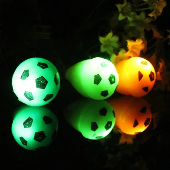 20 LED ışık Up Futbol Basketbol Yüzükler Toplu Yanıp Sönen Jöle Yüzük Parti Bar Çanta Dolgu Oyuncaklar Düğün Navidad Noel 1
