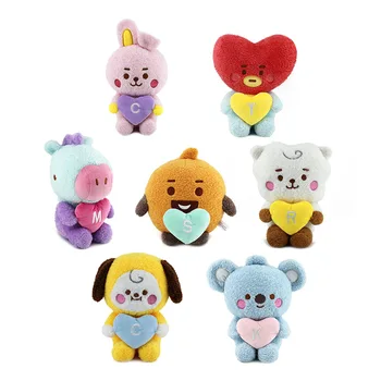 20CM Doldurulmuş Oyuncaklar Kawaii Hayvanlar Kpop peluş oyuncaklar Mağaza Yıldız Anime Sevimli Yumuşak Bebek Aşk Dekor Hayranları Peluş Oyuncak Çocuklar İçin hediye