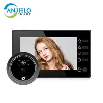 4.3 İnç LCD Dijital Video Peephole Kapı Zili Görüntüleyici Kapı Kamera Elektronik Kapı Görüntüleyici Güvenlik Gece Görüş Hareket Algılama
