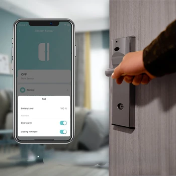 5 adet Tuya Kapı Pencere Sensörü Zigbee Mini Kablosuz Bağlantı Dedektörü Akıllı Ev Güvenlik Alexa Google Ev ile Çalışmak Akıllı Yaşam