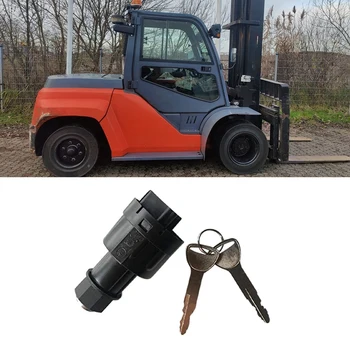 57590-23333-71 Kontak Anahtarı Toyota Forklift İçin 2 Tuşlu 4P Kontak Anahtarı Kilit Silindiri
