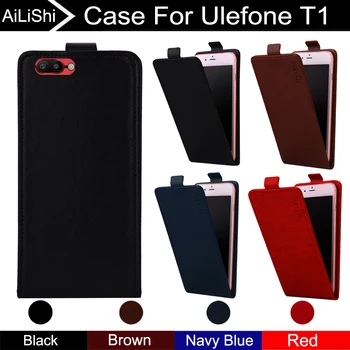 AiLiShi Ulefone T1 Kılıfı Yukarı Ve Aşağı Dikey Telefon Flip Deri Kılıf T1 Ulefone Telefon Aksesuarları 4 Renk Izleme !