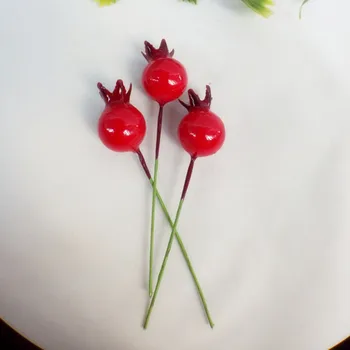 Berry yapay çiçek Yeşil Bitki DIY Noel Çelenk Çelenk Aksesuarları Sahte Bitki Düğün Çiçekleri Ev Partisi Dekorasyon