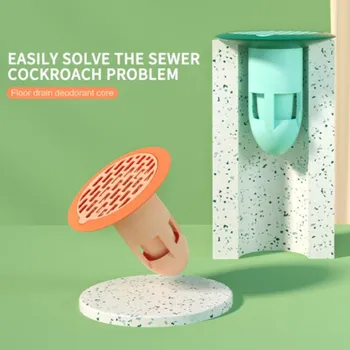 Böcek geçirmez Anti-koku Saç Tuzak Fiş Tuzak Mutfak Tuvalet Kanalizasyon Süzgeç Deodorant Zemin Drenaj Çekirdek Silikon Duş tahliye tapası 1