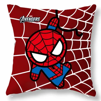 Disney minder örtüsü Yastık Kılıfı Örümcek Adam Kaptan Demir Adam Yastık Kılıfı Yatak Kanepe Çocuk doğum günü hediyesi 40x40cm 3