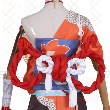 Genshin Darbe Yoimiya Oyun Takım Elbise Üniforma Cosplay Kostüm Cadılar Bayramı Karnaval Parti Kıyafet Kadınlar İçin 2021 YENİ 2
