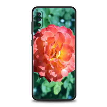Gül Çiçekler Botanik Telefon Kılıfı İçin Samsung Galaxy A52 A50 A70 A10 A30 A40 A20S A20E A02S A12 A22 A72 A32 5G A04s Silikon Kapak 2