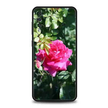 Gül Çiçekler Botanik Telefon Kılıfı İçin Samsung Galaxy A52 A50 A70 A10 A30 A40 A20S A20E A02S A12 A22 A72 A32 5G A04s Silikon Kapak 3