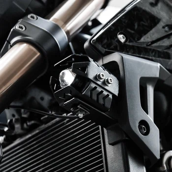 Honda için CB650R CB 650R motosiklet sis lambası spot braketi tutucu spot ışık MountClamp alüminyum alaşımlı boru çatal 4