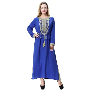 islam kaftan müslüman elbise kadın kaftan marocain vestidos largos abaya dubai 2020 moda arapça jalabiya djellaba femme elbise