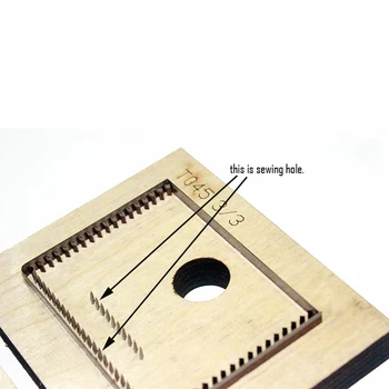 Japonya Çelik Bıçak DIY Deri El Sanatları Bukalemun anahtarlık Çanta Perçin Deliği Ahşap Kalıp Kesme El Yumruk Aracı Deri araçları 120 * 70mm 3