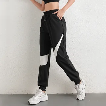 Kadın eşofman altları koşu pantolonları Koşu Spor Salonu Moda Sweatpant Eğitim İpli Bel Egzersiz Kadın Rahat 2