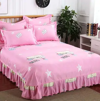 Kaliteli Cilt dostu Malzeme tekstil yatak Ev Yatak tozluk Yatak Örtüsü Yatak Odası Çarşaf Yastık Kılıfı İle F0179 3