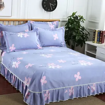 Kaliteli Cilt dostu Malzeme tekstil yatak Ev Yatak tozluk Yatak Örtüsü Yatak Odası Çarşaf Yastık Kılıfı İle F0179 4