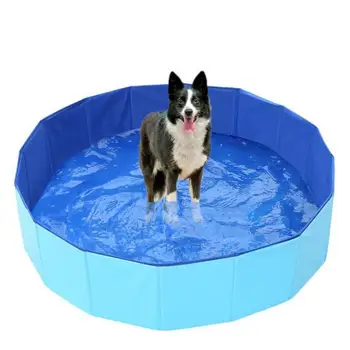 Katlanabilir Pet Yüzme Havuzu Banyo Küvet Taşınabilir Pet Havuzu kaymaz Alt Kedi Köpek Havuzu Banyo Yüzme Küvet