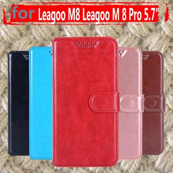 Leagoo S8 Pro S8Pro 5.99 inç Flip PU Deri Telefon Kılıfları koruma kapağı Leagoo S8 Pro Cep Telefonu Siyah / Mavi / Altın