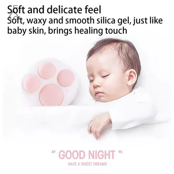LED gece ışığı Kedi Pençe Silikon Bebek Hissediyorum Lamba Şarj edilebilir USB Kontrol Çocuk Yatak Odası Dekorasyon bebek oyuncakları Hediyeler Gece Lambası 3