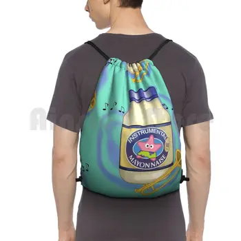 Mayonez Bir Araç mıdır ? Sırt çantası ipli çanta Sürme Tırmanma spor çanta Mayo Mayonez Yıldız komik karikatür