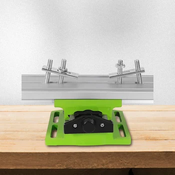 Mini freze Makinesi Çalışma Masası Çok Fonksiyonlu Ayarlanabilir Çapraz Slayt Bileşik Masa Hassas Matkap Mengene Fikstür Çalışma Masası