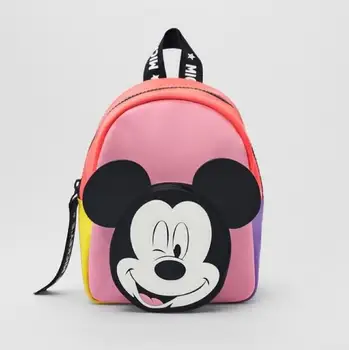 Moda Disney çocuk çantası Mickey Mouse çocuk Sırt Çantası bahar Sonbahar Mickey Minnie Mouse desen sırt çantası Çocuklar Hediyeler