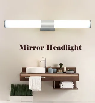 Modern akrilik duvar lambası 12 W 16 W 22 W 85-265 V Led ayna ışık su geçirmez LED tüp duvar ışık banyo aydınlatma banyo ışık