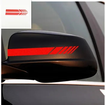 Oto Araba Sticker Olmayan Solma Şeritler Yan Dikiz Aynası Dekor Çıkartması Bmw mını cooper countryman İçin r60 r56 r50 f56 f55 R52 R57