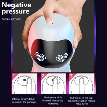 Otomatik Sextoy Makinesi Gerçek Pussy Seks Oyuncakları ısıtma Emme mastürbasyon kupası Anal Vajina Oyuncak Yetişkin Güçlü Erkek Masturbator 4