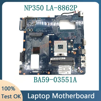 QCLA4 LA - 8862P İçin Yüksek Kaliteli Anakart NP350 NP350V5C NP350V5X BA59-03551A Laptop Anakart HM70 DDR3 %100 % Tam Test TAMAM