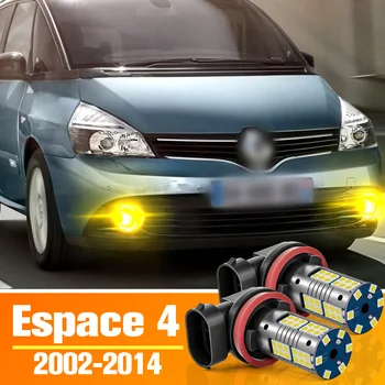 Renault Espace İçin 2 adet LED Ön Sis Ampul Aksesuarları 4 2002-2014 2003 2004 2005 2006 2007 2008 2009 2010 2011 2012 2013