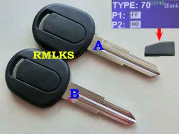 RMLKS Yedek Transponder Anahtar çip Araba Anahtarı Fob Kesilmemiş Bıçak Erişim İçin Fit Lova 4D60 80Bit Araba Çip Anahtar