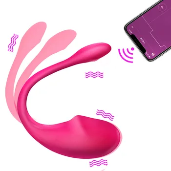 Seks Oyuncakları Bluetooth Yapay Penis Vibratör Kadınlar için Kablosuz APP Uzaktan Kumanda Vibratör Aşınma Titreşimli Külot Oyuncaklar Çift için Seks Shop