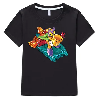 Superzings Gömlek Boys için Grafik Tee Moda Giyim Çocuklar Kawaii Süper Zings T-shirt %100 % Pamuk Kız Sevimli Tshirt Çocuk Üst