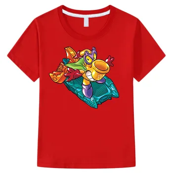 Superzings Gömlek Boys için Grafik Tee Moda Giyim Çocuklar Kawaii Süper Zings T-shirt %100 % Pamuk Kız Sevimli Tshirt Çocuk Üst 2