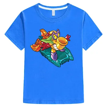 Superzings Gömlek Boys için Grafik Tee Moda Giyim Çocuklar Kawaii Süper Zings T-shirt %100 % Pamuk Kız Sevimli Tshirt Çocuk Üst 4