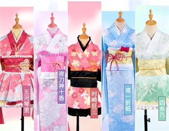 TARİH A canlı Kotori Itsuka Kabus Tohka Yatogami Münzevi Cosplay Kostüm Banyo Kimono Japon Elbise