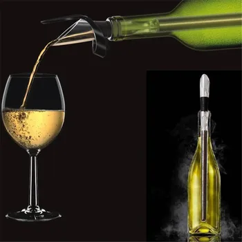 Taşınabilir Şarap şişesi Soğutucu Sopa Paslanmaz Çelik Şarap Soğutma Çubuk Sızdırmaz şarap soğutucu Bira İçecek Dondurulmuş Sopa Buz Serin 4