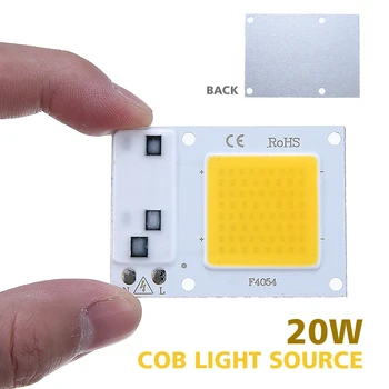 Trafik / Kapalı / Sanat Aydınlatmaları 1 adet Projektör Entegre IC Sürücü Lambası AC 220V COB LED çip Spot DIY Aydınlatma