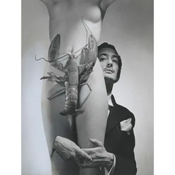 YENİ Elmas EmbroideryAngels Seks izle Sanat Portre Poster Seksi Çıplak Kız ve Karides Resimleri İçin Oturma Odası Dekor