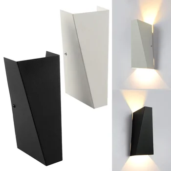 YENİ Modern açık / kapalı boyutlu 10W su geçirmez LED başucu koridor ışık TV arka plan duvar aplik Lamba avlu için