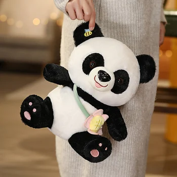 Yumuşak Panda Oyuncaklar Peluş Kawaii bebek oyuncakları Sevimli Doldurulmuş Hayvanlar Panda ToysFor Çocuklar Güzel Kız doğum günü hediyesi arkadaşı pet