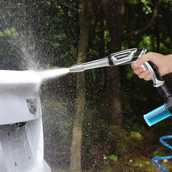 Yüksek basınçlı yıkayıcı Plastik su tabancası bahçe hortumu ağzı Sprey Araba Yıkama Yağmurlama Temizleme Aracı su jeti 3