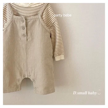 Çocuk Jartiyer Ins Bebek Kore Giyim Sonbahar Yapışık Çocuk Çocuk Pantolon Şeker Renk Kovboy Yeni Liste Giysi 5