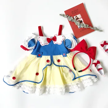 Tonytaobaby Yeni Stil Yaz Sevimli Kaşkorse Prenses Elbise Örgü Elbise Bebek kız Çocuk Giyim Elbise Kız 0
