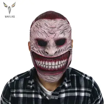 WAYLİKE Sırıtarak Palyaço Lateks Maske Cosplay Cadılar Bayramı Paskalya Korku Sahne Yetişkin Lateks Maske